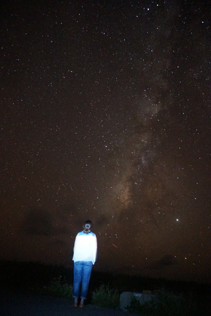 波照間島の天の川