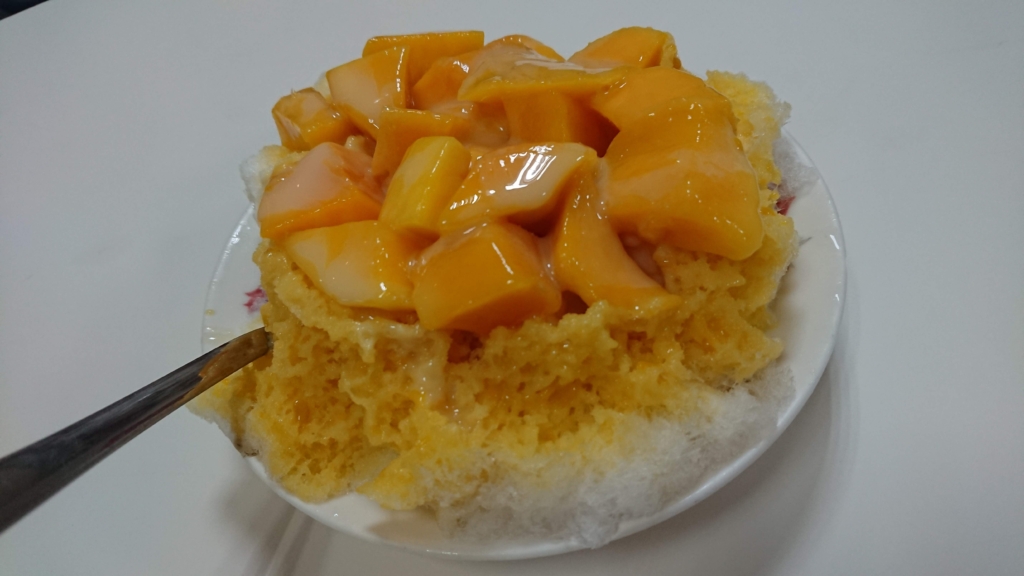 マンゴーかき氷